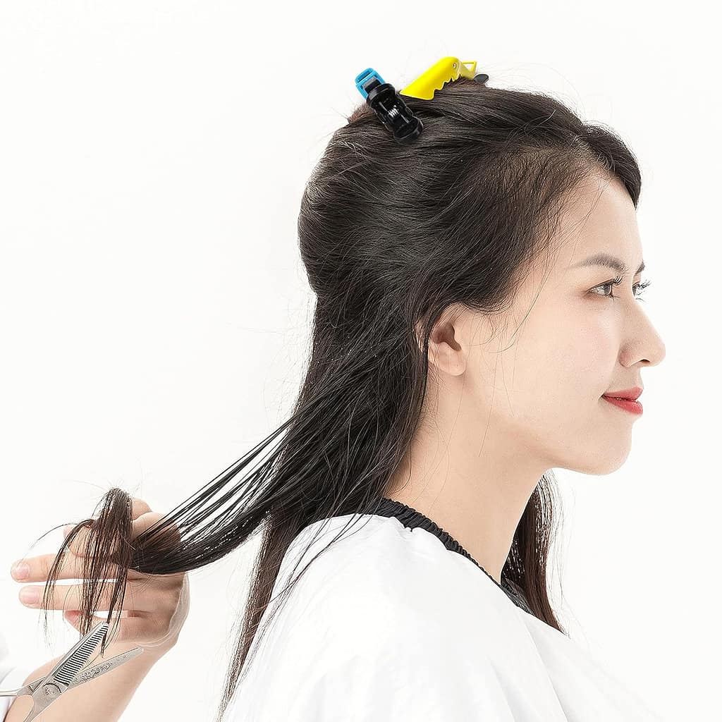 HHLL Hair Clips for Women – Wide Teeth  Double-Hinged Design – Alligator Styling Sectioning Clips of Professional Hair Salon Quality - 10Pack (Mixing)