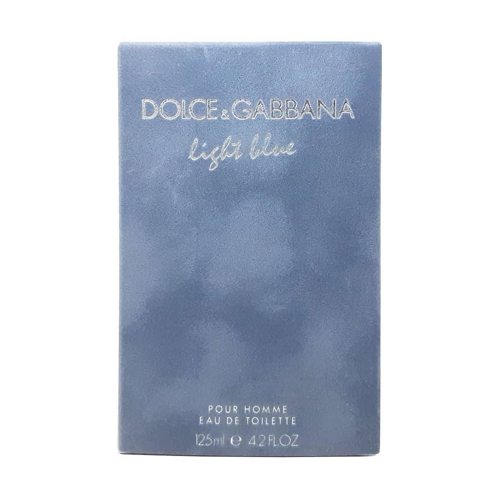 Dolce  Gabbana Light Blue Eau de Toilette Spray for Men, 4.2 Fl Oz