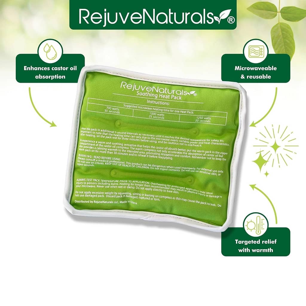 RejuveNaturals Castor Oil (16oz Glass Bottle) USDA Certified Organic, 100% Pure, Cold Pressed, Hexane Free. Boost Hair Growth for Thicker, Fuller Hair, Lashes  Eyebrows.