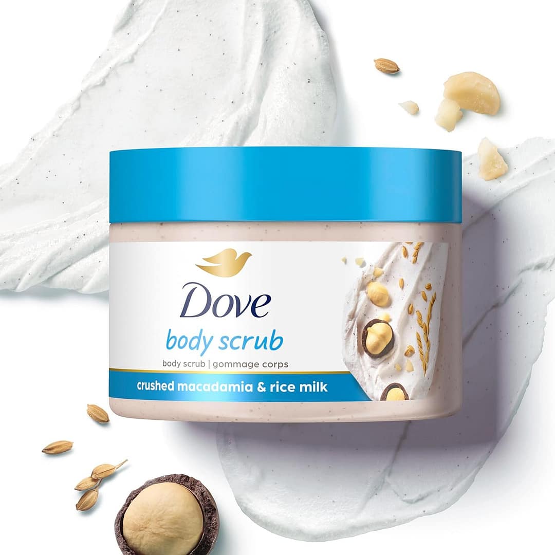 Dove Scrub Macadamia & Rice Milk Review