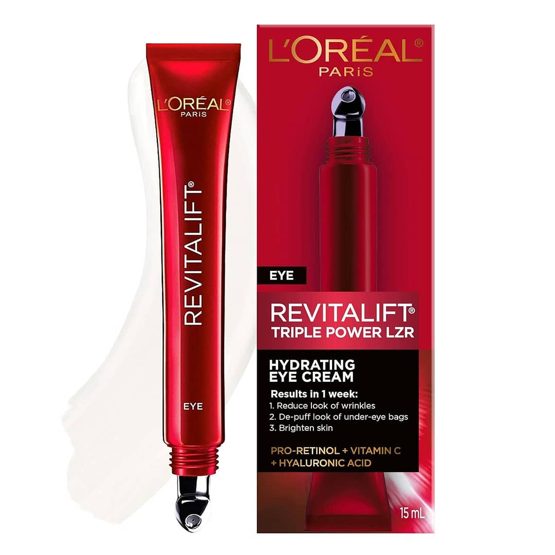 L’Oreal Paris Revitalift Triple Power Anti-Aging Eye Cream Treatment Review