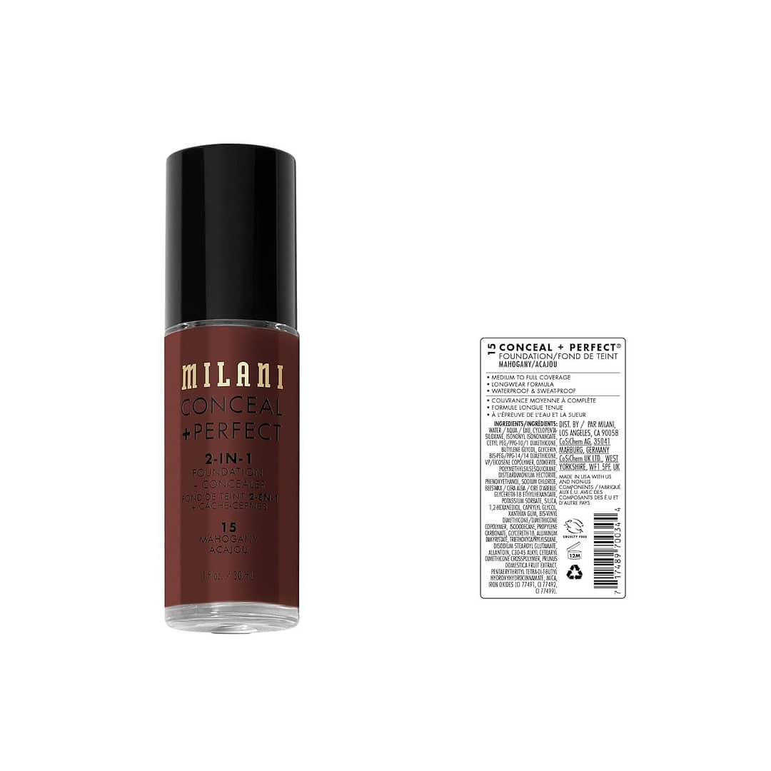 Milani Conceal + Perfect Foundation Review