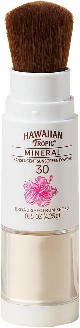 Hawaiian Tropic Mineral Powder Sunscreen Brush SPF 30 Review