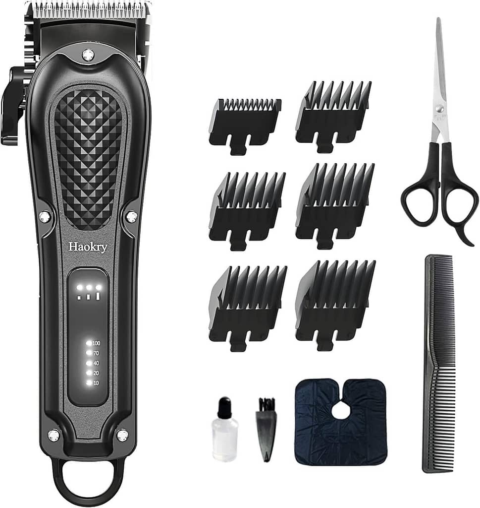 Hair Clippers for Men Professional - CordlessCorded Barber Clippers for Hair Cutting  Grooming, Rechargeable Beard Trimmer